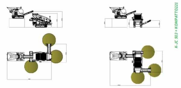 Portable Crushing And Screening Equipment Combinations