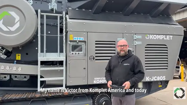 K-JC 805 Large Compact Jaw Crusher | Komplet America