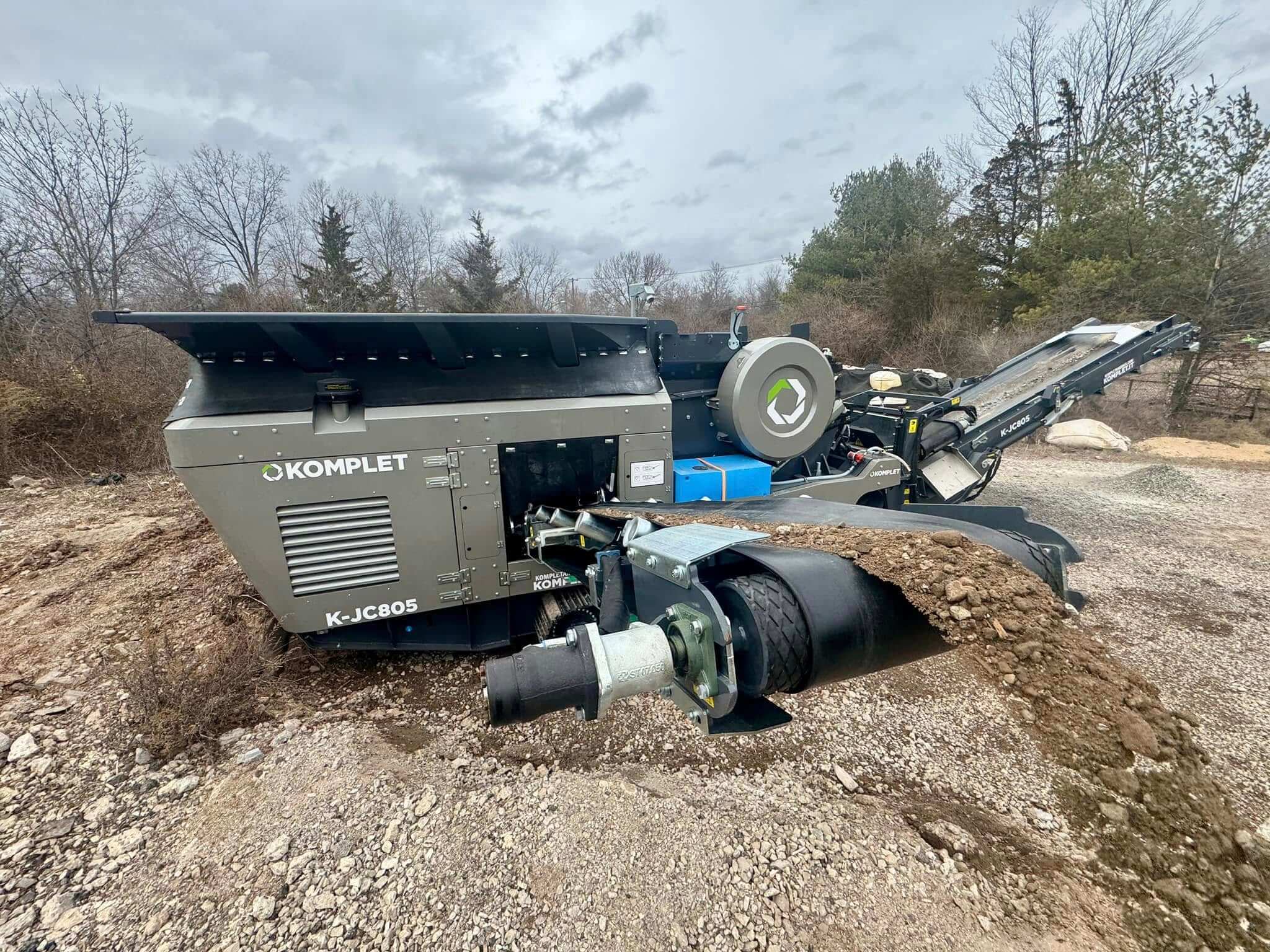 compact crusher for excavation debris